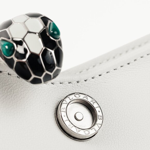 Bvlgari White Serpenti Bag - Picture 10 of 14